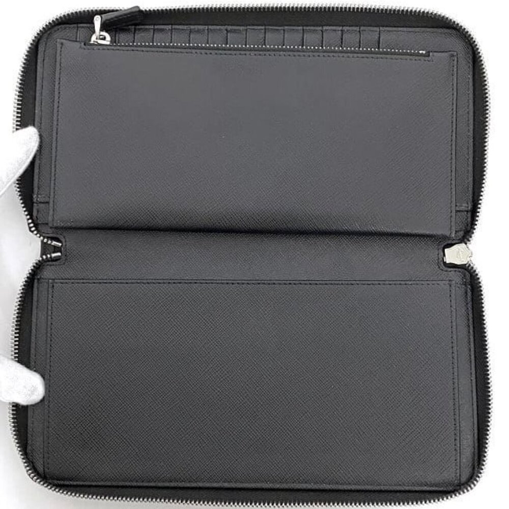 Prada Round Zipper Long Wallet Document Case - Picture 6 of 10